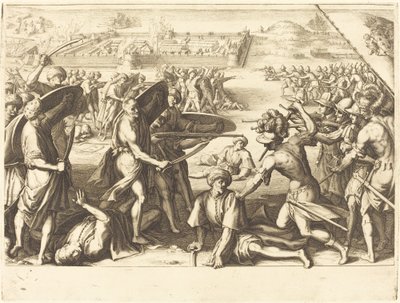 हड्डी के बाहरी किलों पर आक्रमण, सी. 1614. द्वारा जैक्स कैलोट