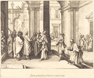 सीज़र का सिक्का, 1635. द्वारा जैक्स कैलोट