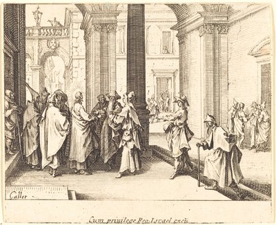 सीज़र का सिक्का, 1635. द्वारा जैक्स कैलोट