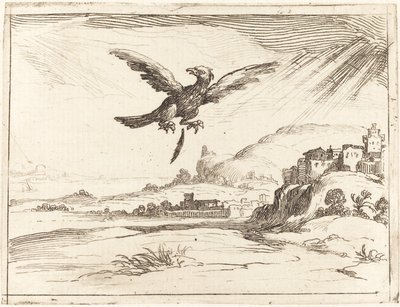 ईगल लूज़िंग ए ओल्ड फेदर, 1628। द्वारा जैक्स कैलोट