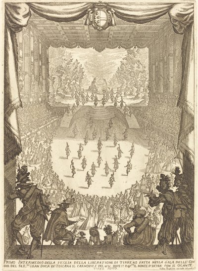 पहला इंटरमेज़ो, 1617। द्वारा जैक्स कैलोट