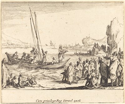 फिशर ऑफ मेन, 1635। द्वारा जैक्स कैलोट