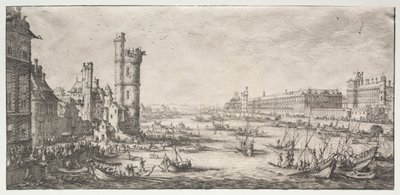 पेरिस के दो महान विचार: लवर्स का दृश्य, 1628-1630। द्वारा जैक्स कैलोट