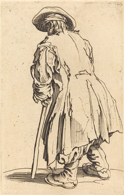 ओल्ड क्रैगर विथ वन क्रच, c.1622 द्वारा जैक्स कैलोट