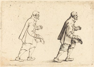 हाथ में टोपी वाला किसान, c. 1617. द्वारा जैक्स कैलोट