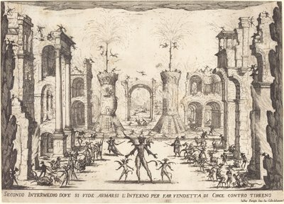 दूसरा इंटरमेज़ो, 1617। द्वारा जैक्स कैलोट