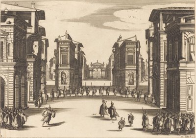 सुलेमान, अधिनियम III, 1620। द्वारा जैक्स कैलोट