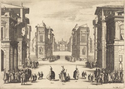 सुलेमान, अधिनियम I, 1620। द्वारा जैक्स कैलोट