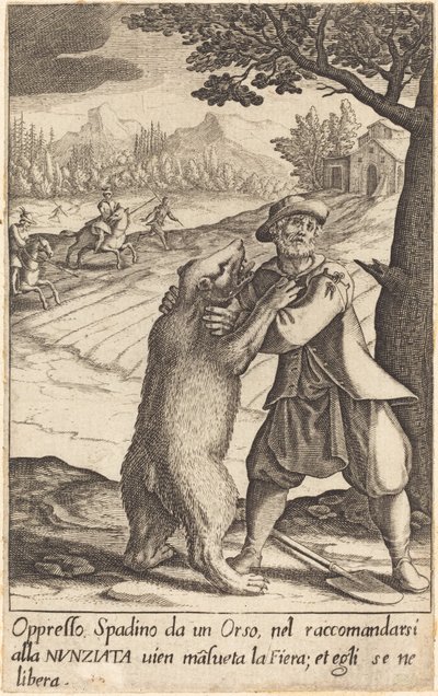 स्पैडिनो, 1619. द्वारा जैक्स कैलोट