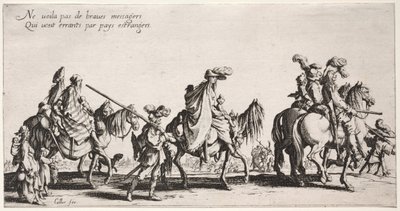 बोहेमियन: बोहेमियन मार्चिंग: मोहरा, सी। 1621-1625। द्वारा जैक्स कैलोट