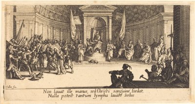 मृत्यु की निंदा, सी। 1618. द्वारा जैक्स कैलोट