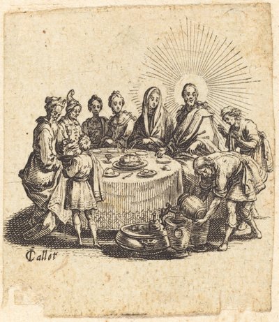 काना में विवाह, 1618। द्वारा जैक्स कैलोट