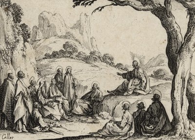 पर्वत पर उपदेश, 1635 द्वारा जैक्स कैलोट