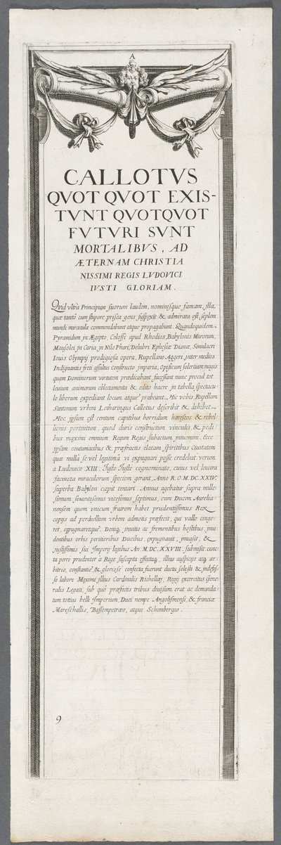 ला रोशेल की घेराबंदी: प्लेट 8, 1628-1630। द्वारा जैक्स कैलोट