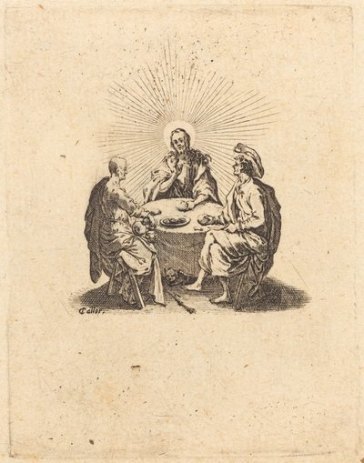 एम्मॉस में द सपर, 1618। द्वारा जैक्स कैलोट