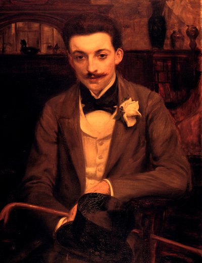 P.Louys का पोर्ट्रेट, c1861-1942 द्वारा जैक्स एमिल ब्लांच