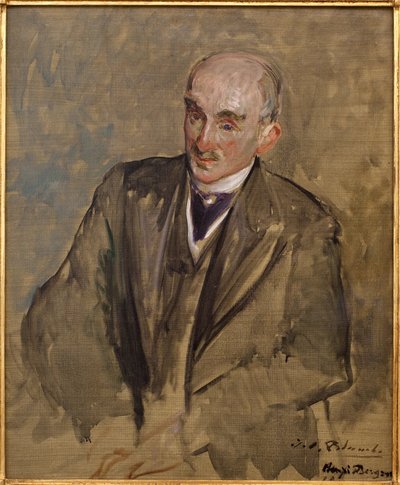 हेनरी बर्गसन (1859-1941) के चित्र के लिए अध्ययन। जैक्स एमिल (जैक्स-एमिल) ब्लैंच द्वारा पेंटिंग (1861-1942), कैनवास पर तेल द्वारा जैक्स एमिल ब्लांच