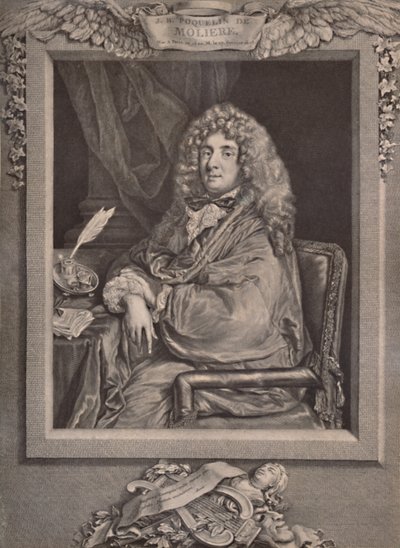 Moliere, फ्रांसीसी नाटककार और अभिनेता, 18 वीं शताब्दी 1894 द्वारा जैक्स फ़िरमिन ब्यूवरलेट