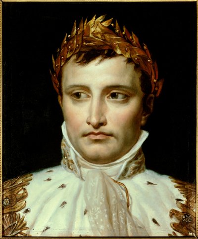 सम्राट नेपोलियन I (1769-1821) का चित्र जैक्स लुई डेविड (1748-1825) द्वारा पेंटिंग 19 वीं शताब्दी पेरिस, थियर्स फाउंडेशन - सम्राट नेपोलियन I बोनापार्ट (1769-1821) का चित्र - जैक्स लुई डेविड द्वारा पेंटिंग (1748-1925) , तेल के रंगों से केन्वस पर बना चित्र द्वारा जैक्स लुई डेविड