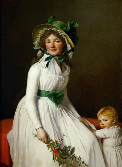मैडम पियरे Seriziat और उसके बेटे, एमिल के पोर्ट्रेट द्वारा Jacques Louis David