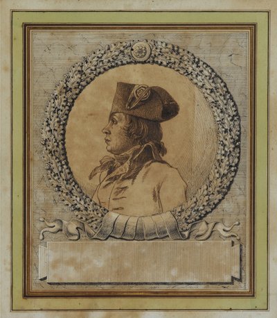 फिलिप-फ्रेंकोइस-जोसेफ ले बास 1762-1794 का पोर्ट्रेट, सी। 1793 द्वारा जैक्स लुई डेविड