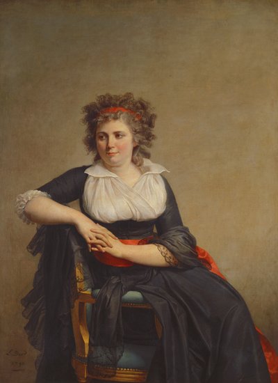 राबर्टिन टूरटेउ, मार्क्वेस डीविलियर्स (1772-1862) 1790 द्वारा जैक्स लुई डेविड