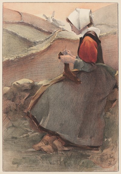 मूर फूल, 1897। द्वारा जैक्स वेली