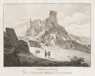लोअर ऑस्ट्रिया, महल के खंडहर। द्वारा जैकब ऑल्ट