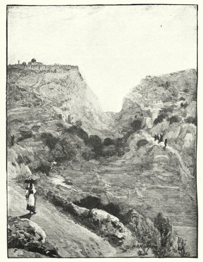 किंग्स डेल, जेरूसलम (लिथो) द्वारा जेम्स (बाद) क्लार्क