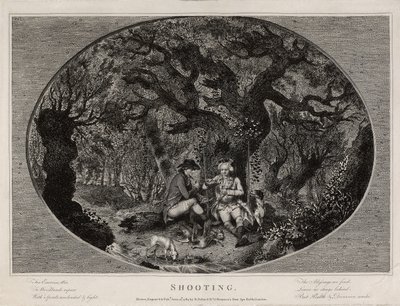 रॉबर्ट पोलार्ड (1755-1838) द्वारा उकेरी गई शूटिंग, 1784 में प्रकाशित (लिथो) द्वारा जेम्स (बाद में) पोलार्ड