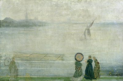 लिंडसे सदनों से बैटरसी रीच, c.1864-71 द्वारा जेम्स एबॉट मैकनील व्हिस्लर