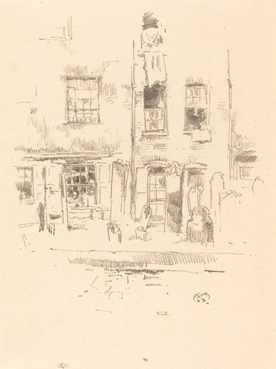 चर्चयार्ड, 1887। द्वारा जेम्स एबॉट मैकनील व्हिस्लर