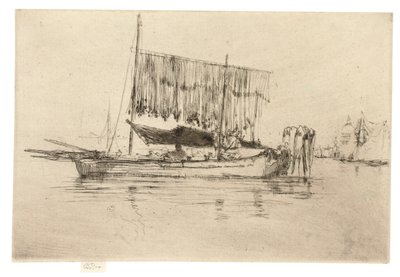 फिशिंग बोट, 1879-80 द्वारा जेम्स एबॉट मैकनील व्हिस्लर