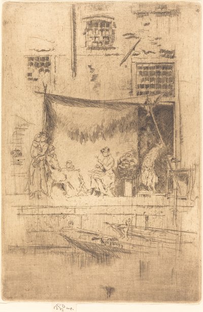 फल-स्टाल, 1880। द्वारा जेम्स एबॉट मैकनील व्हिस्लर