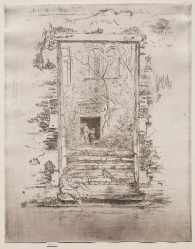 गार्डन, 1886। द्वारा जेम्स एबॉट मैकनील व्हिस्लर