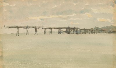 ग्रे और सिल्वर - पियर, साउथेंड, 1882-1883। द्वारा जेम्स एबॉट मैकनील व्हिस्लर