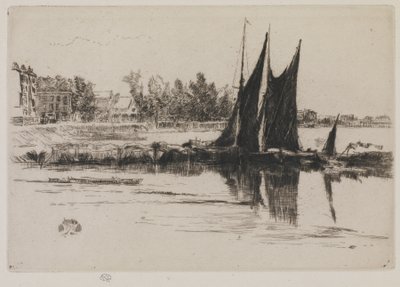 हर्लिंगलिंगम, 1859 (कागज पर नक़्क़ाशी) द्वारा जेम्स एबॉट मैकनील व्हिस्लर