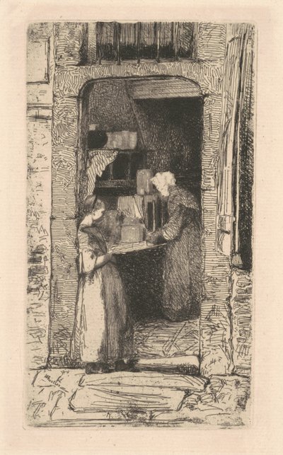 सरसों विक्रेता, 1858। द्वारा जेम्स एबॉट मैकनील व्हिस्लर