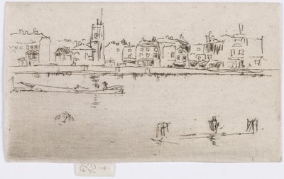 लिटिल चेल्सी मेमोरियल, 1887। द्वारा जेम्स एबॉट मैकनील व्हिस्लर