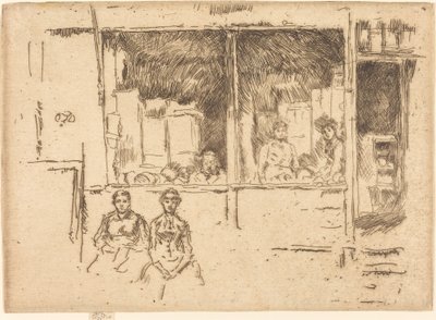 मेलन-शॉप, हौंसडिच, सी. 18861888. द्वारा जेम्स एबॉट मैकनील व्हिस्लर