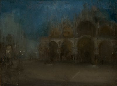 निशाचर, नीला और सोना - सेंट मार्क, वेनिस, 1879-1903 द्वारा जेम्स एबॉट मैकनील व्हिस्लर