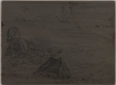 नर्सेमेड एंड चाइल्ड, 1859। द्वारा जेम्स एबॉट मैकनील व्हिस्लर