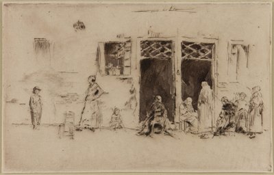 बूढ़ी औरतें, 1879-1880। द्वारा जेम्स एबॉट मैकनील व्हिस्लर