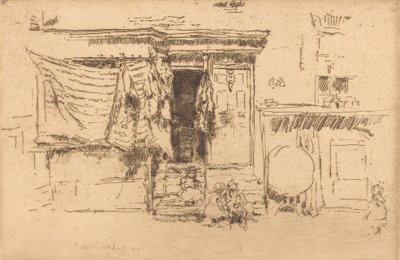रैग-शॉप, मिलमैन की पंक्ति, सी। 18861888। द्वारा जेम्स एबॉट मैकनील व्हिस्लर