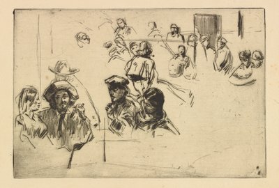 रैटक्लिफ हाईवे, 1861। द्वारा जेम्स एबॉट मैकनील व्हिस्लर