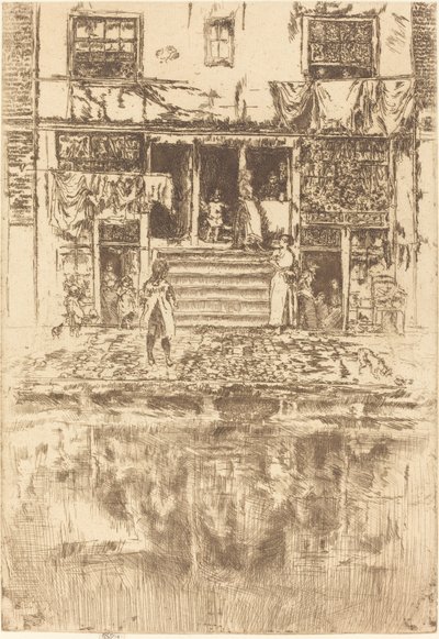 कदम, एम्स्टर्डम, 1889। द्वारा जेम्स एबॉट मैकनील व्हिस्लर