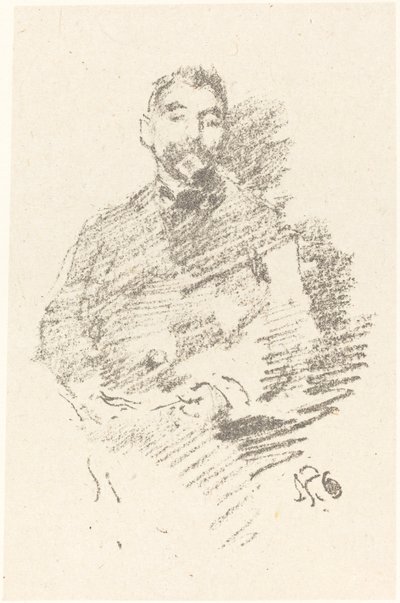 स्टीफ़न मलार्मे, 1892। द्वारा जेम्स एबॉट मैकनील व्हिस्लर