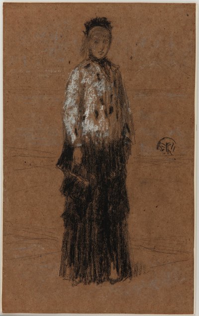 एर्मिन कोट, 1870-1873। द्वारा जेम्स एबॉट मैकनील व्हिस्लर
