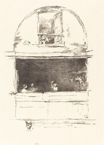 द फोर्ज, पैसेज डू ड्रैगन, 1894। द्वारा जेम्स एबॉट मैकनील व्हिस्लर