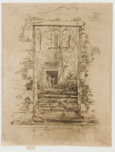 द गार्डन, 1879-1880। द्वारा जेम्स एबॉट मैकनील व्हिस्लर